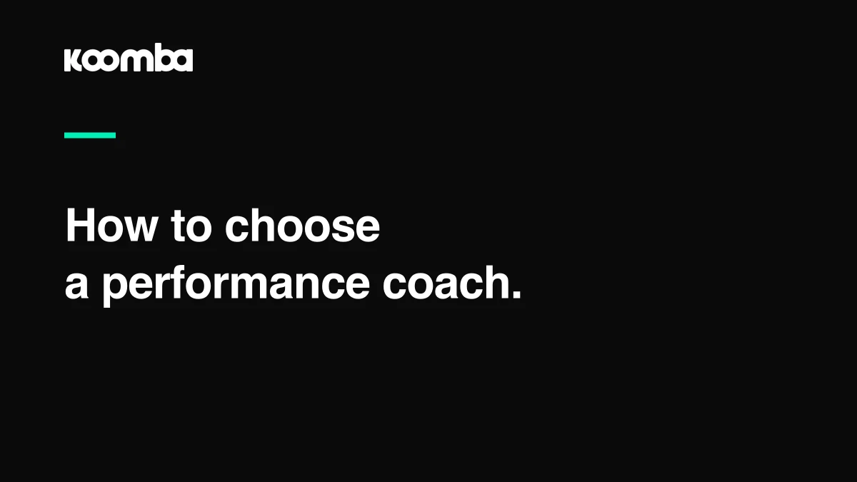 How to Choose a Performance Coach for Your Athlete: A Buyer's Guide